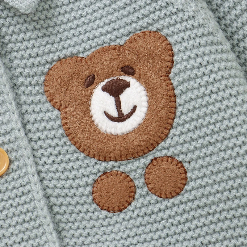 Teddy Knitted Infant Romper - Just Kidding Store