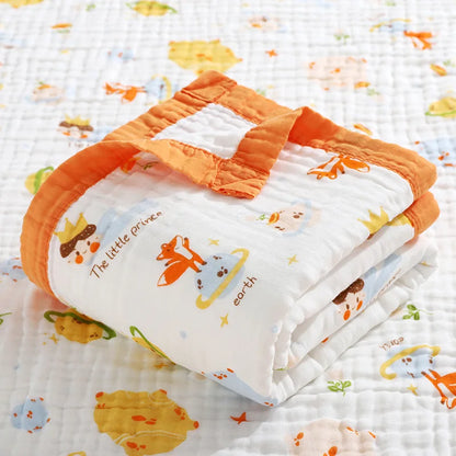 6 Layers Cotton Muslin Blanket - Just Kidding Store