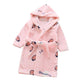Plush Hooded Robe - Kids Fleece Nightgown - Just Kidding Store