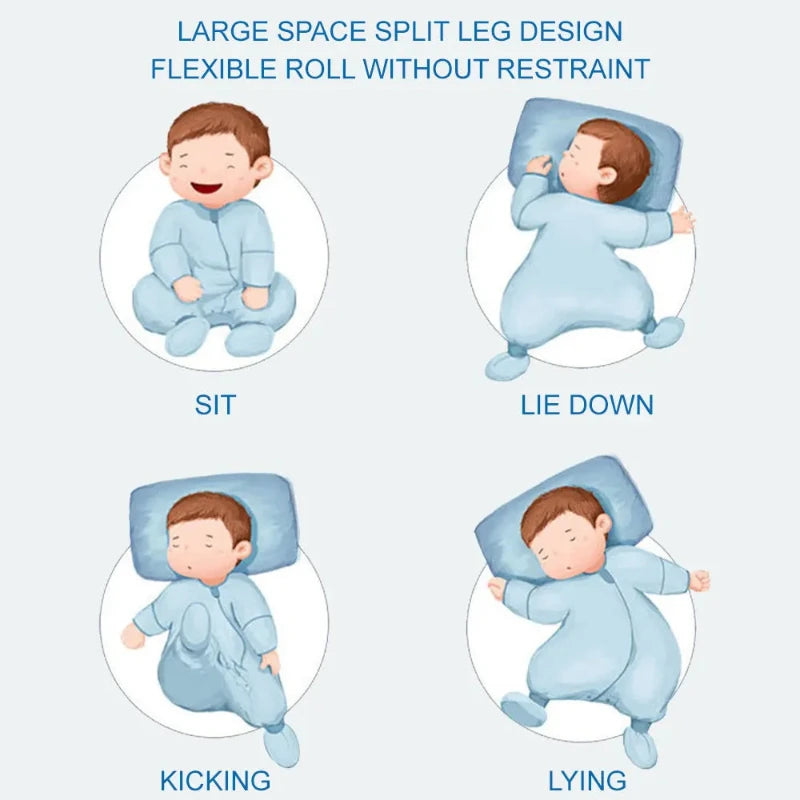 Split Leg Sleep Sack - Detachable Sleeve Sleeping Bag - 3 Thickness Option - Just Kidding Store