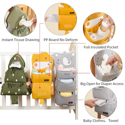 Crib Hanging Storage - Multi Functional Organizer - Just Kidding Store