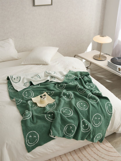 Smiley Face Double Sided Blanket