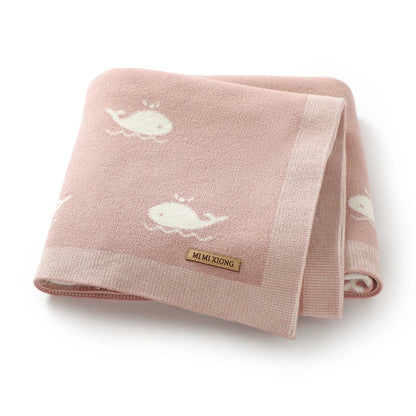 Baby Whale Nursery Blanket - Just Kidding Store