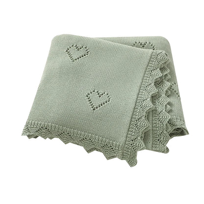 Sweet Hearts Cotton Blanket - Just Kidding Store