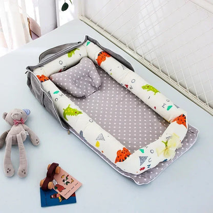 2-in-1 Portable Lounger - Carry Bag Baby Nest - Just Kidding Store