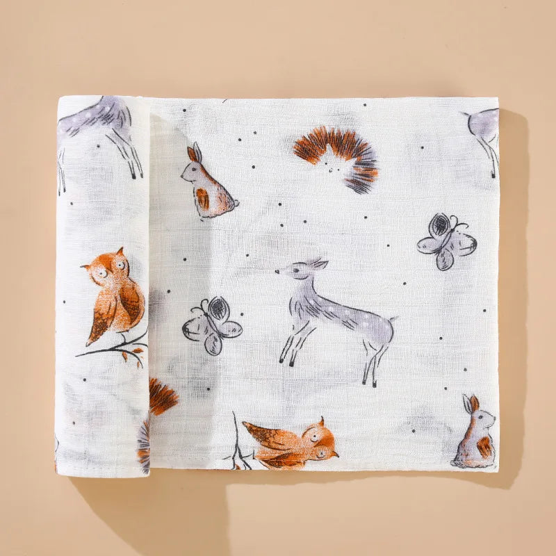 Muslin Blanket - 2 Layers Cotton Swaddle