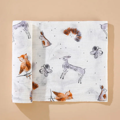 Muslin Blanket - 2 Layers Cotton Swaddle