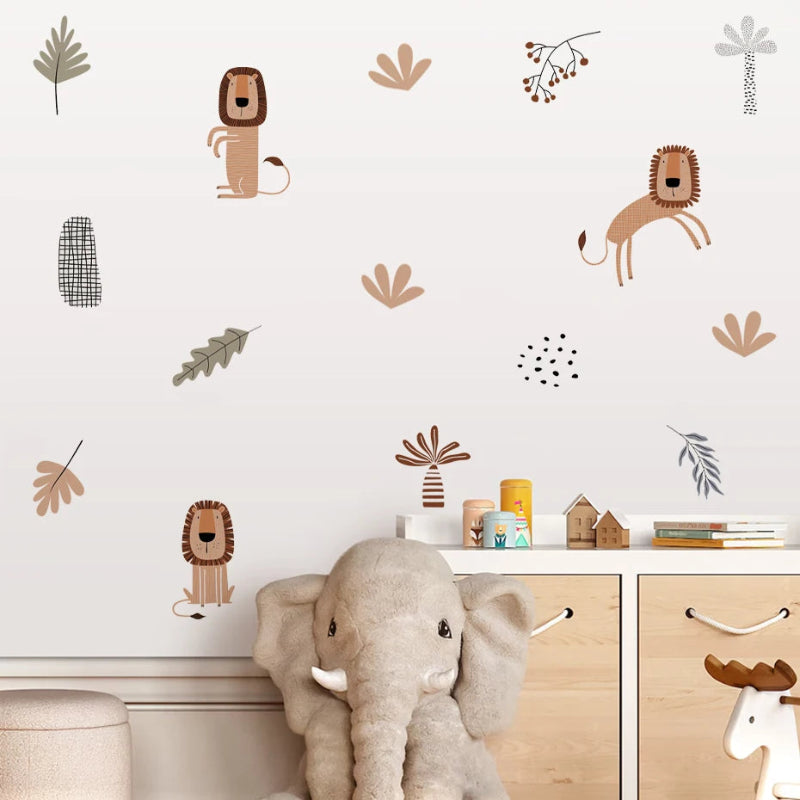 Little Lion Wall Decals - Just Kidding Store