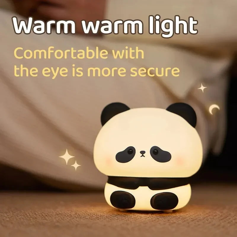 Baby Panda LED Night Light - Tap Control Lamp - Just Kidding Store