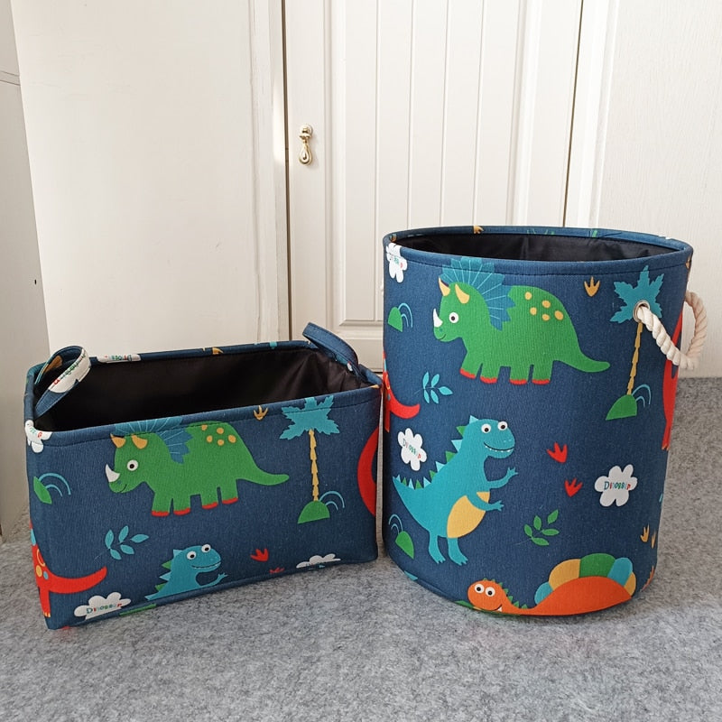 Dinosaurs Storage Basket - Toys Organizer - Just Kidding Store