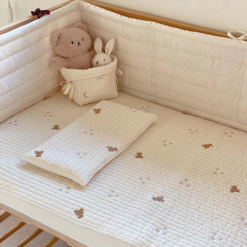 Embroidered Flat Baby Nursery Pillow - Just Kidding Store