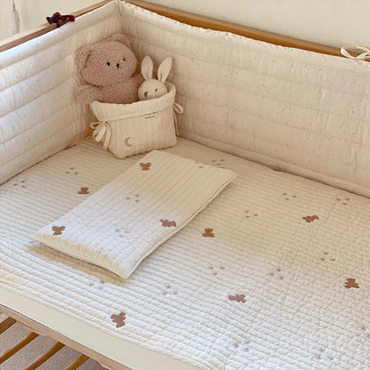 Embroidered Flat Baby Nursery Pillow - Just Kidding Store