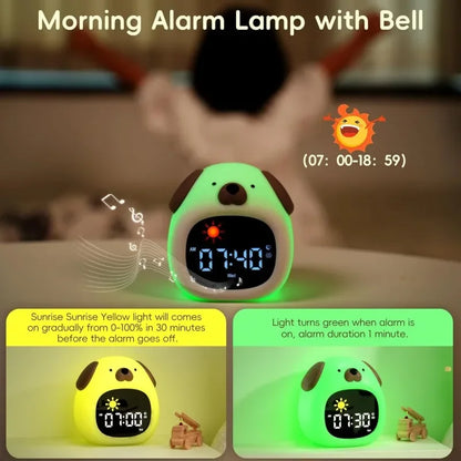 Alarm Clock Touch Control Night Light - Just Kidding Store