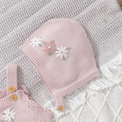 Knitted Baby Infant Jumpsuit Set - Just Kidding Store