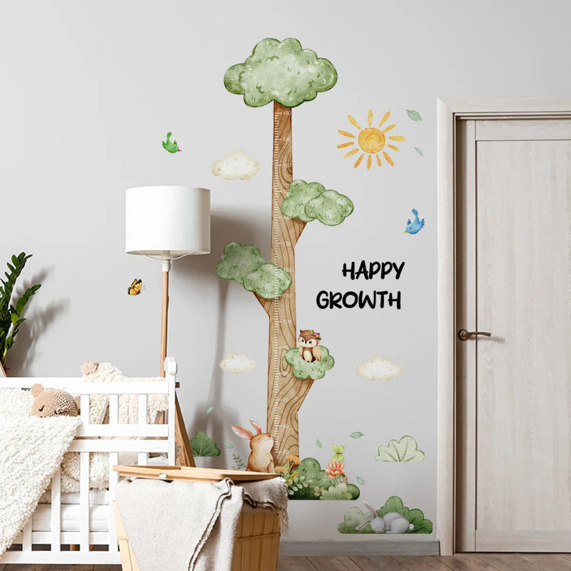 Happy Growth Height Measure Wall Sticker - Just Kidding Store