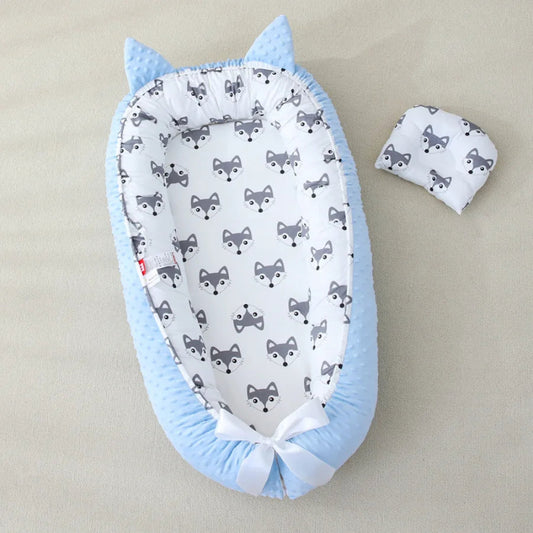 Cozy Nest – Soft Newborn Lounger - Just Kidding Store