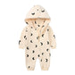 Hooded Fleece Rompers -  Zipper Jumpsuit - Just Kidding Store