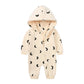 Hooded Fleece Rompers - Zipper Jumpsuit - Just Kidding Store