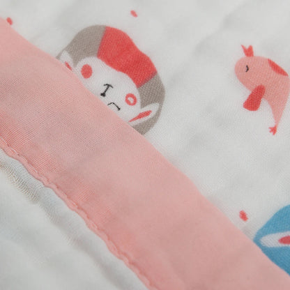 6 Layers Cotton Swaddle Blanket - Just Kidding Store