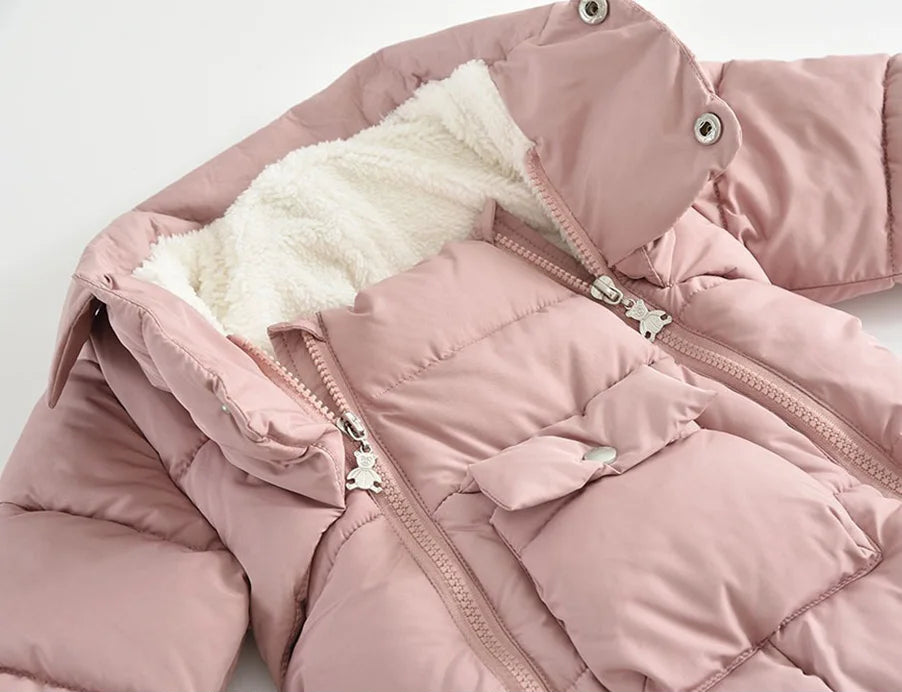 Thick Hooded Snowsuit Set Baby Infant Toddler - Just Kidding Store