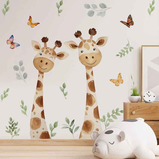 Smiling Giraffe Wall Sticker - Just Kidding Store