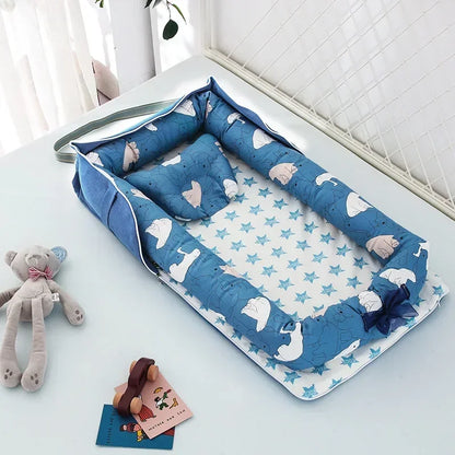 2-in-1 Portable Lounger - Carry Bag Baby Nest - Just Kidding Store