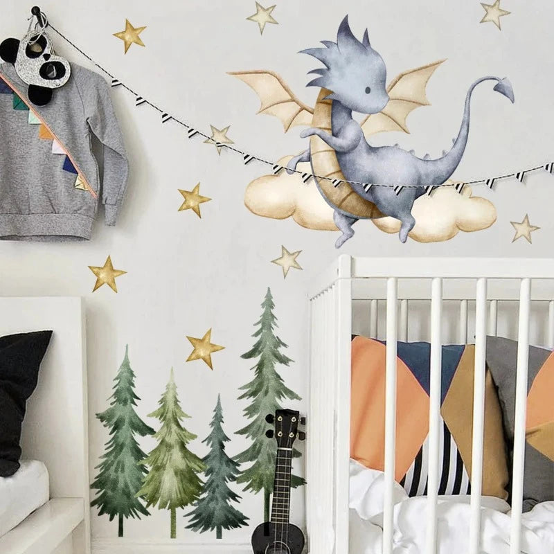 Flying Dragon Wall Decal - Just Kidding Store
