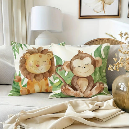 Jungle Safari Animal Cushion Covers - Just Kidding Store