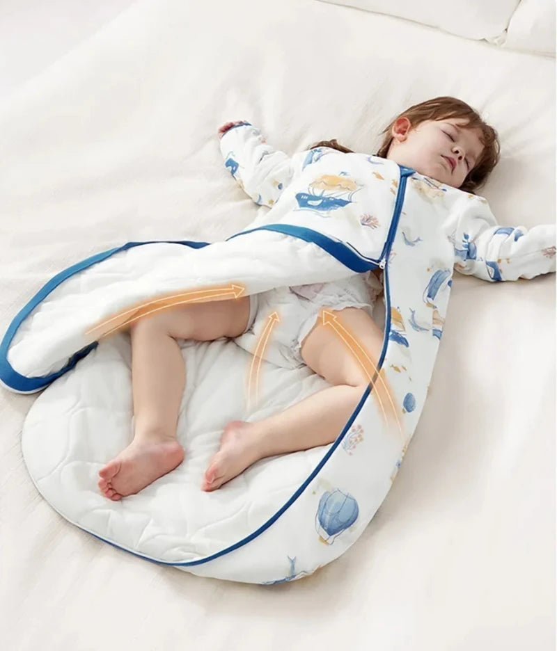 Thermostatic Sleeping Bag - Removable Sleeves Sleep Sack - Just Kidding Store