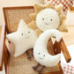 Happy Sun Star Moon Soft Cushion - Just Kidding Store