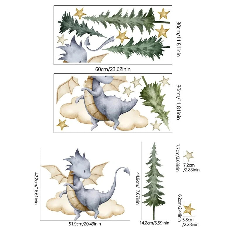 Flying Dragon Wall Decal - Just Kidding Store