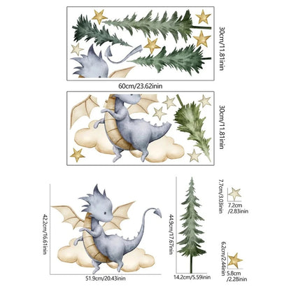 Flying Dragon Wall Decal - Just Kidding Store