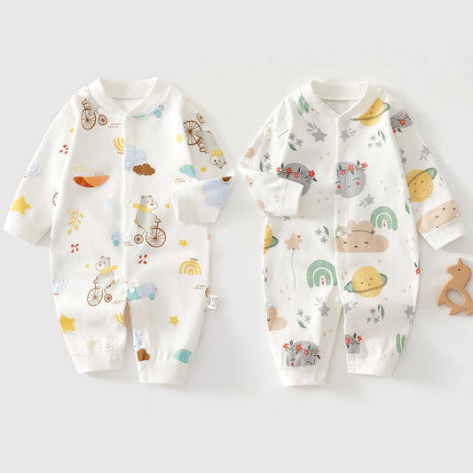 Newborn Baby Cotton Romper - Dreamy Jumpsuit - Just Kidding Store