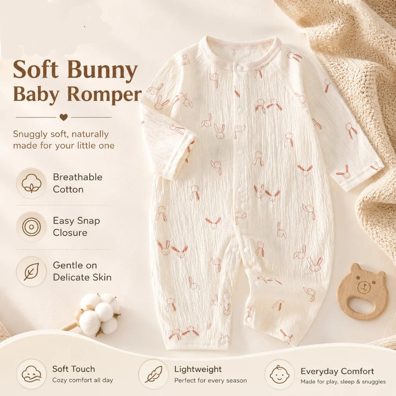Baby Lightweight Cotton Summer Romper - Just Kidding Store