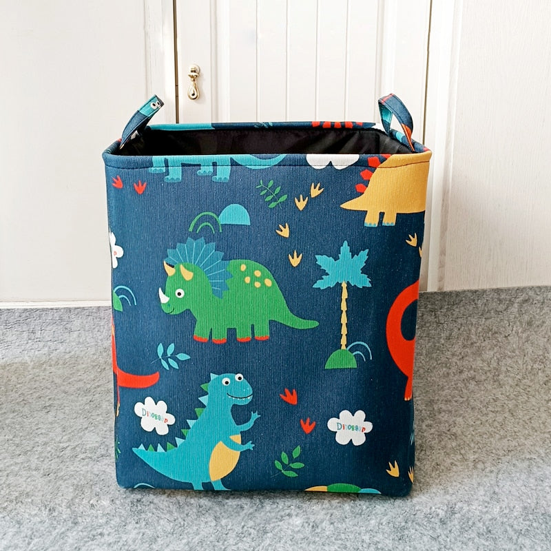 Dinosaurs Storage Basket - Toys Organizer - Just Kidding Store