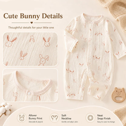 Baby Lightweight Cotton Summer Romper - Just Kidding Store