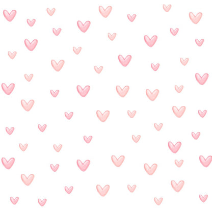 Blush Pink Hearts Wall Decals - Just Kidding Store