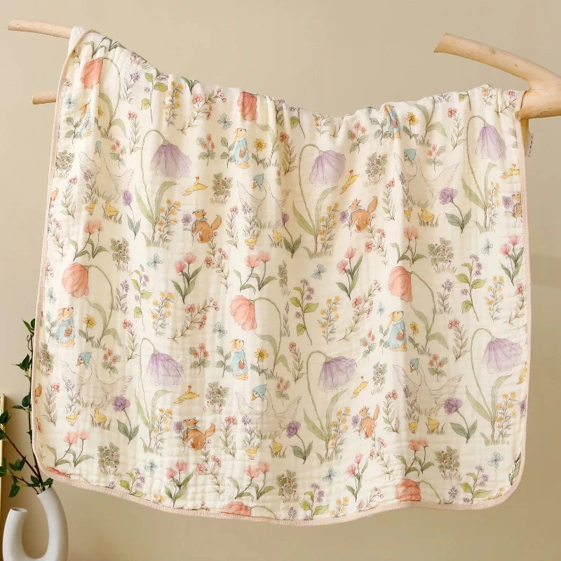 Double Layer Cotton Muslin Blanket - Just Kidding Store