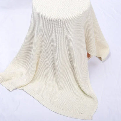 Personalized Name Cotton Knitted Blanket - Just Kidding Store