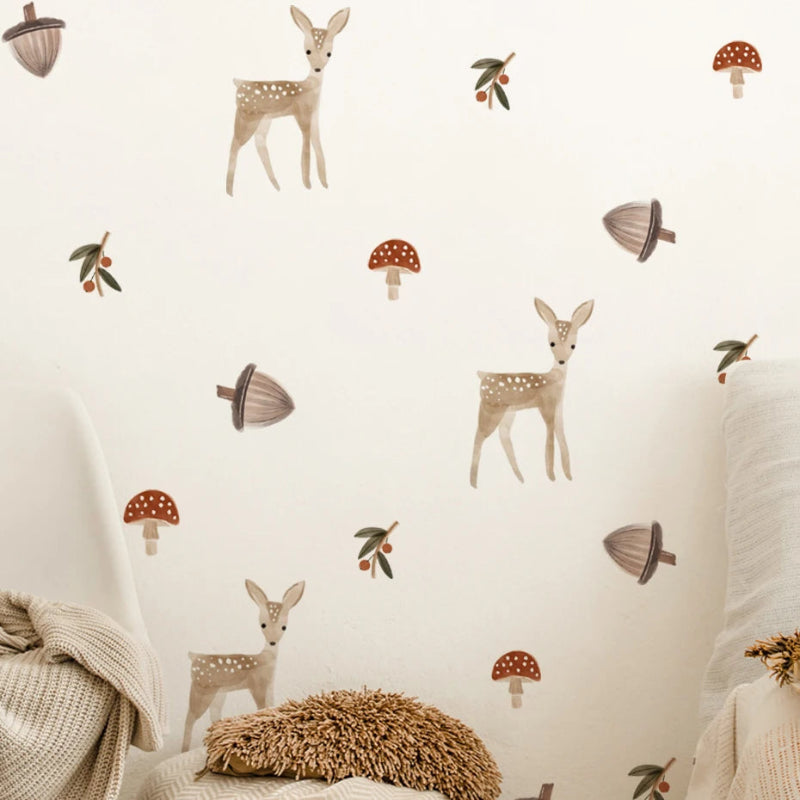 Little Fawn Forest Wall Decals - Just Kidding Store