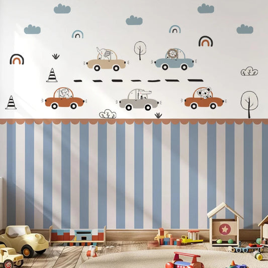 Whimsical Road Trip Wall Stickers - Just Kidding Store