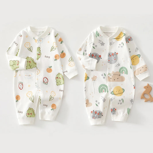 Newborn Baby Cotton Romper - Dreamy Jumpsuit - Just Kidding Store