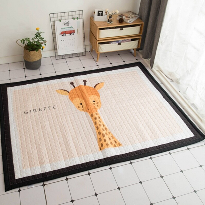 Oversized Kids Play Mat - Quilted Anti Skid Carpet - Just Kidding Store