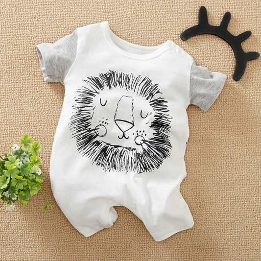 Sleepy Lion Baby and Toddler Trendy Romper - Just Kidding Store 