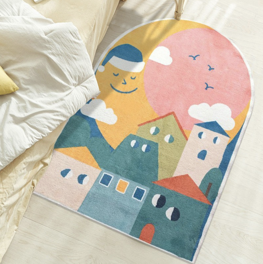 Sleepy Moon Plush Fluffy Non-Slip Childrens Carpet - Just Kidding Store