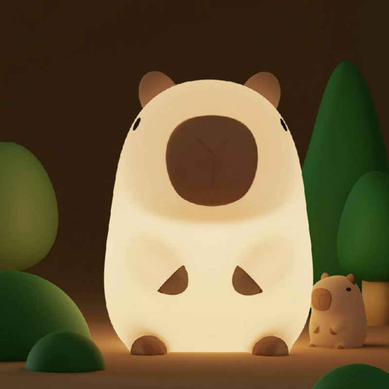 Capybara Silicone Night Light - Just Kidding Store