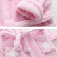 Pink Cat flannel kids bathrobe nightgown - Just Kidding Store