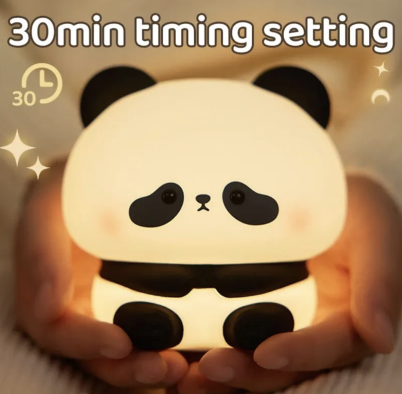 Baby Panda LED Night Light - Tap Control Lamp - Just Kidding Store