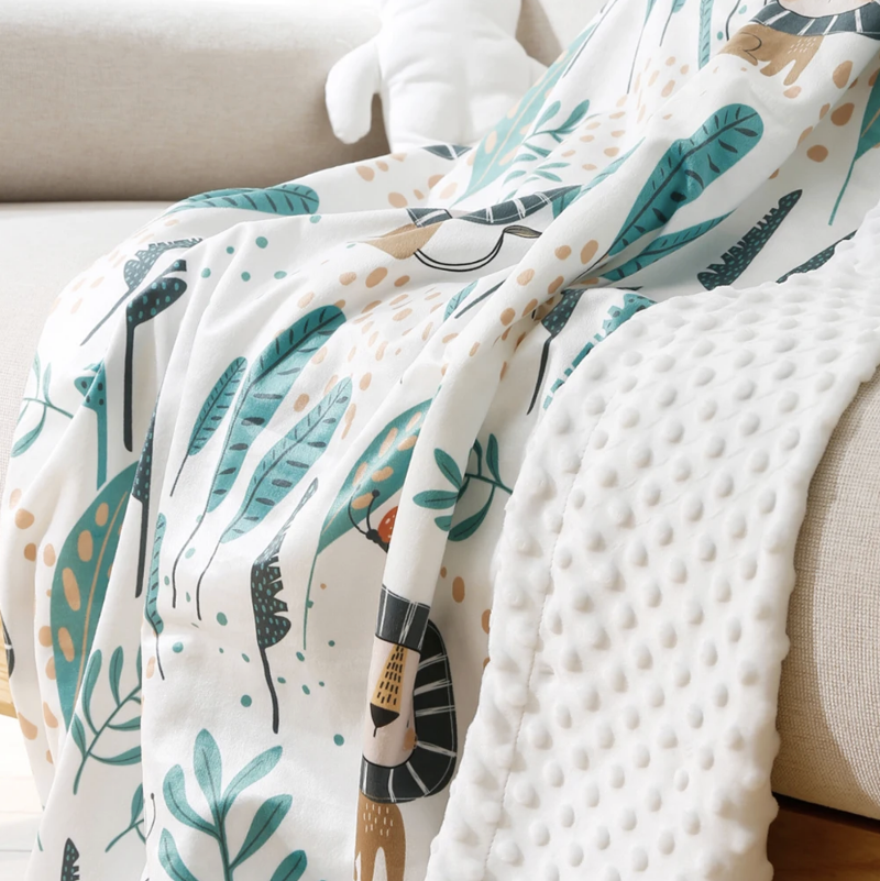 Soft Soothing Baby Nursery Blanket - Lion - Just Kidding Store