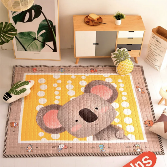 Koala - Nursery Playroom Baby Quilted Anti Skid Carpet - Just Kidding Store